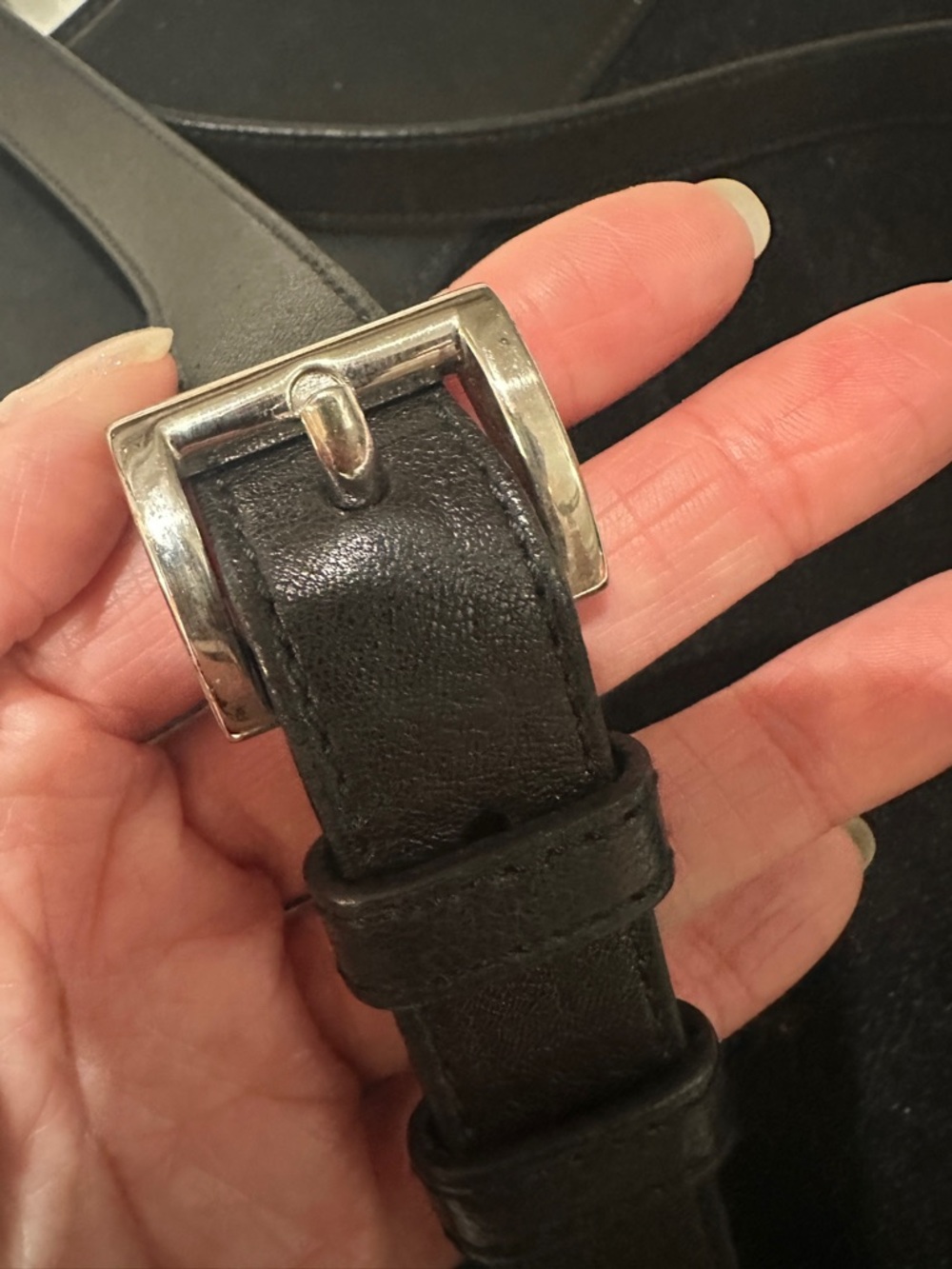 Prada Black Nylon Shoulder Hobo with Leather Trim - Picture 5 of 16